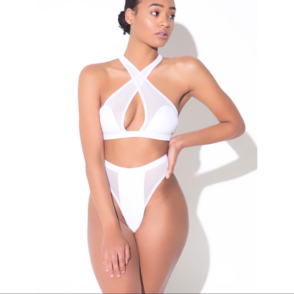 Sheer sexy two piece Swim *never worn* brand new*